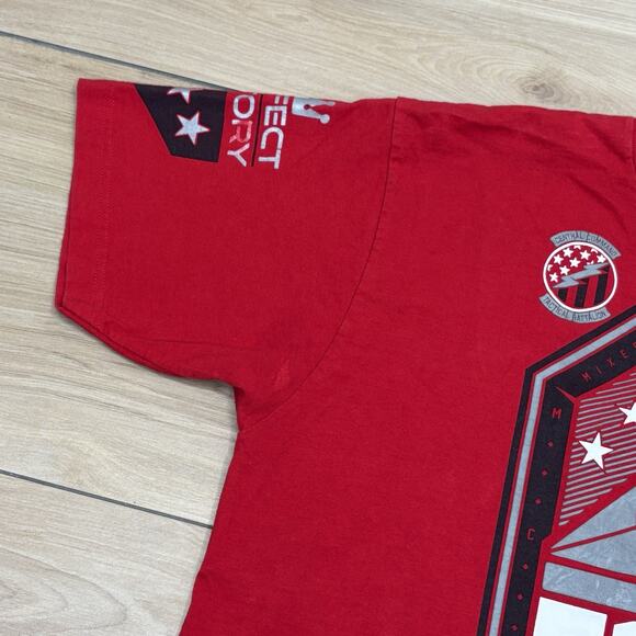 Ecko Unltd MMA Men’s XL Graphic T Shirt Y2K Red Short Sleeve Rawthentic Tee - Picture 7 of 14